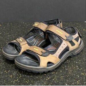 ECCO Yucatán 2 Strap Sandals. Tan. Men’s 10.5.